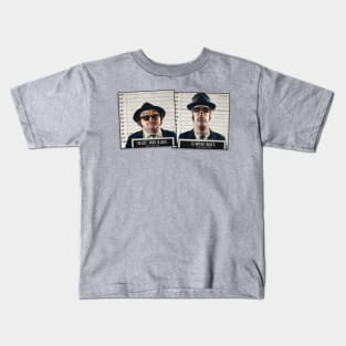 Blues Brothers Mugshots Kids T-Shirt